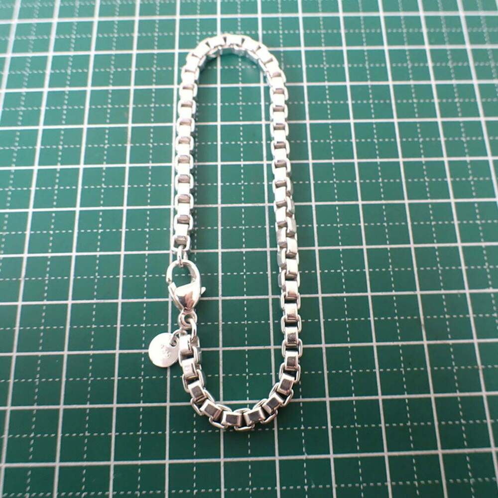 TIFFANY Authentic Silver Charm Bracelet - Picture 9 of 9